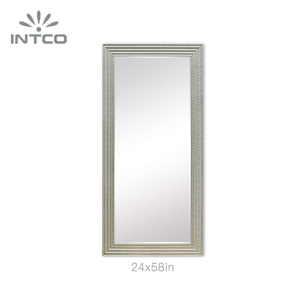 24x58in silver full length mirror